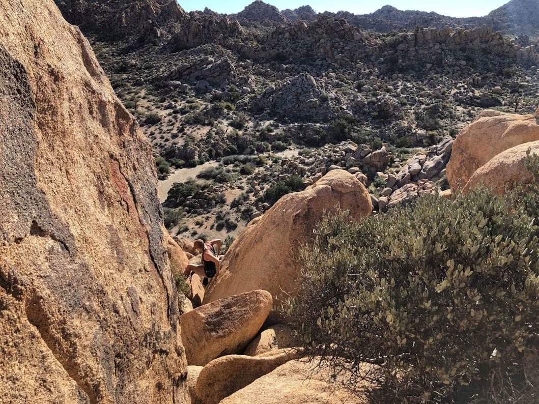 rock scrambling