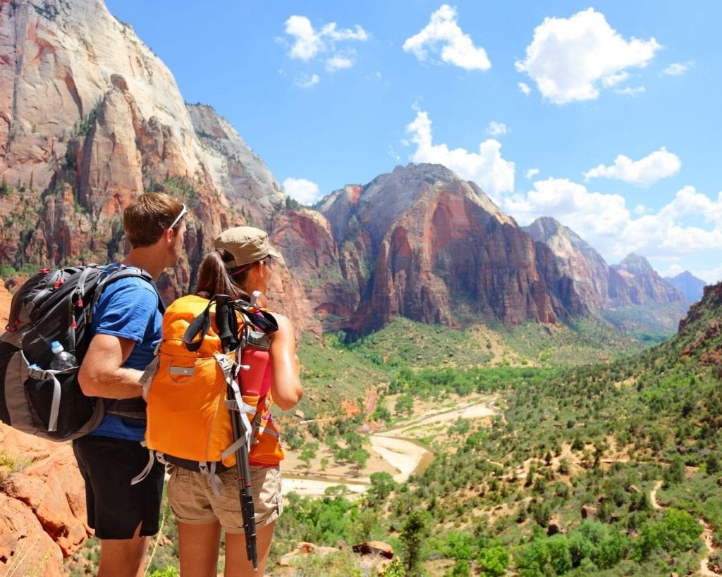 visiting zion in summer